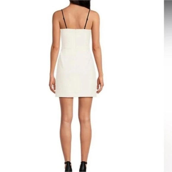 Gianni Bini Black & White Bustier Mini Dress Sweetheart XS NWT - Picture 2 of 9